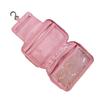 Travel Toiletry Bag Portable Hanging Makeup Cosmetic Bag Dry Wet Separation Multifunctional Oxford Fabric Foldable