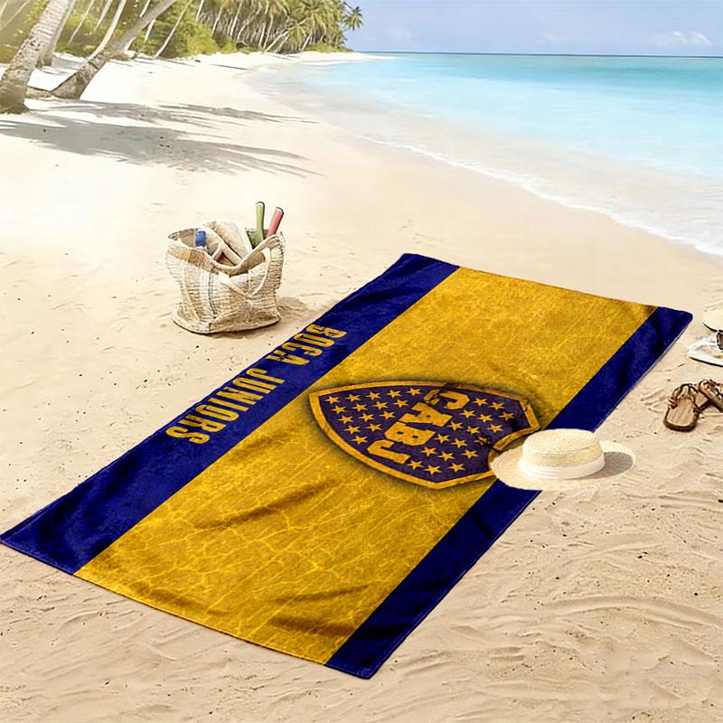Boca Print Strandtuch, Großes Weiches Schnelltrocknendes Handtuch für Strand Camping Schwimmen