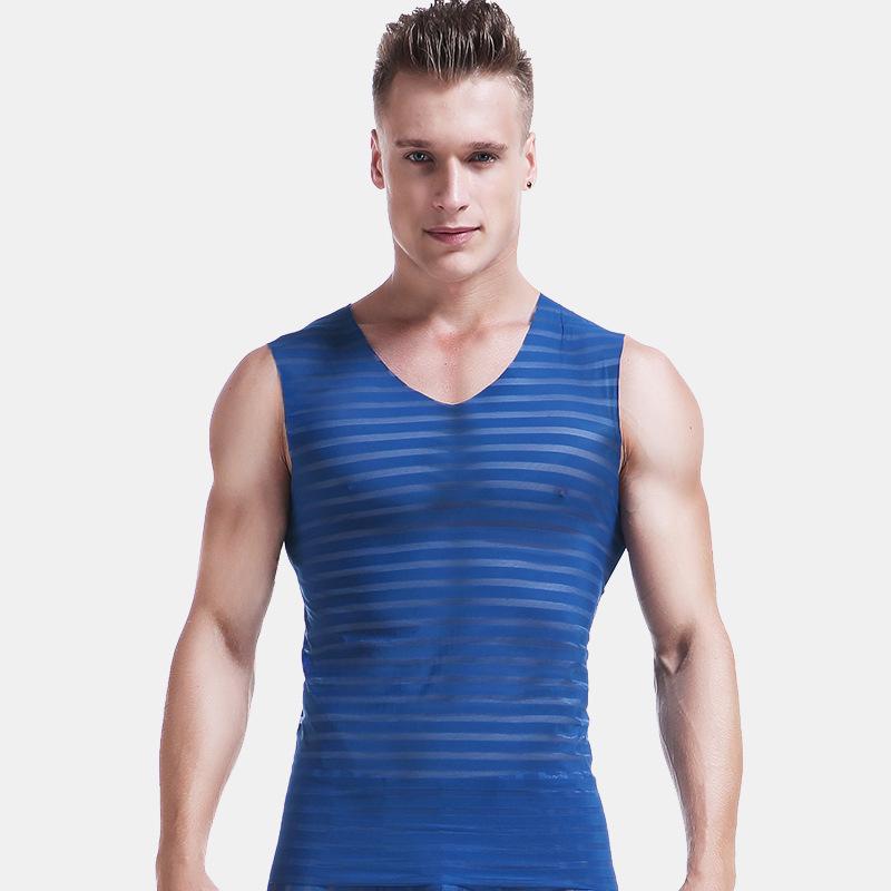 

Мужская летняя облегающая быстросохнущая спортивная футболка Ice Silk L коричневый