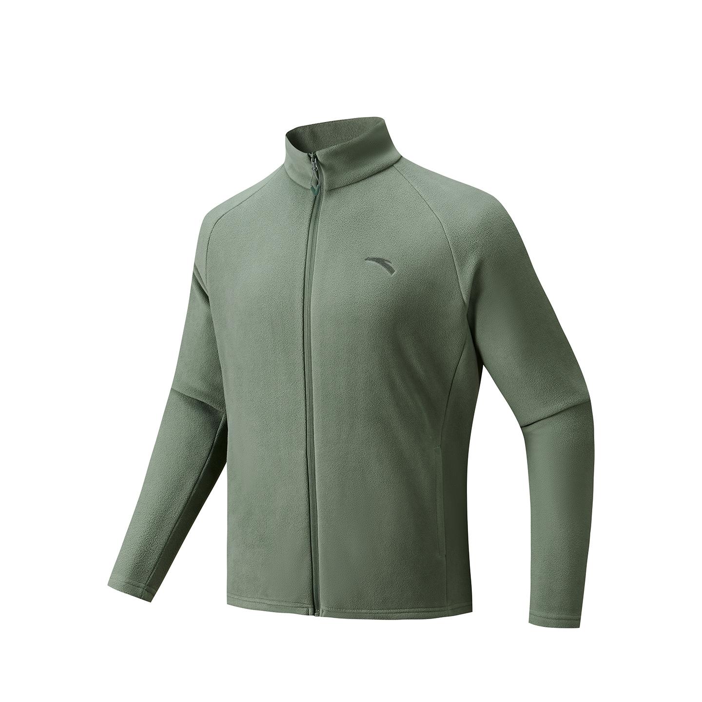 

Anta Куртка флисовая Fire Shell со стойкой воротником, модная, повседневная, теплая, флис, сохраняющая температуру подкладка, унисекс куртки 972616702-4 S