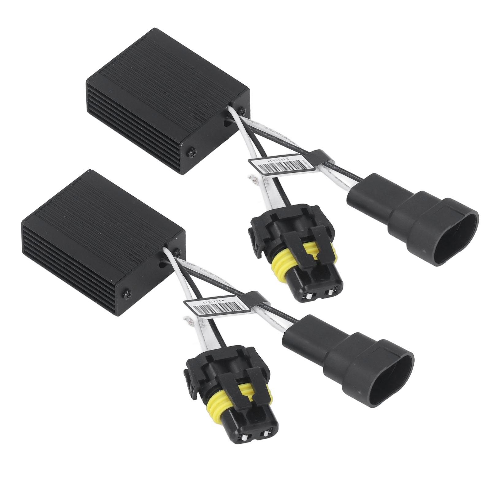 

2 шт. светодиодный Canbus декодер фара лампа ошибка компенсатор комплект аксессуаров C14 9006