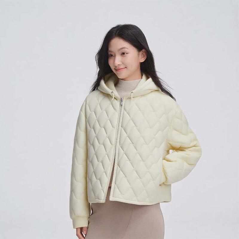 BOSIDENG Lightweight Hooded Diamond Quilted Down Jacket