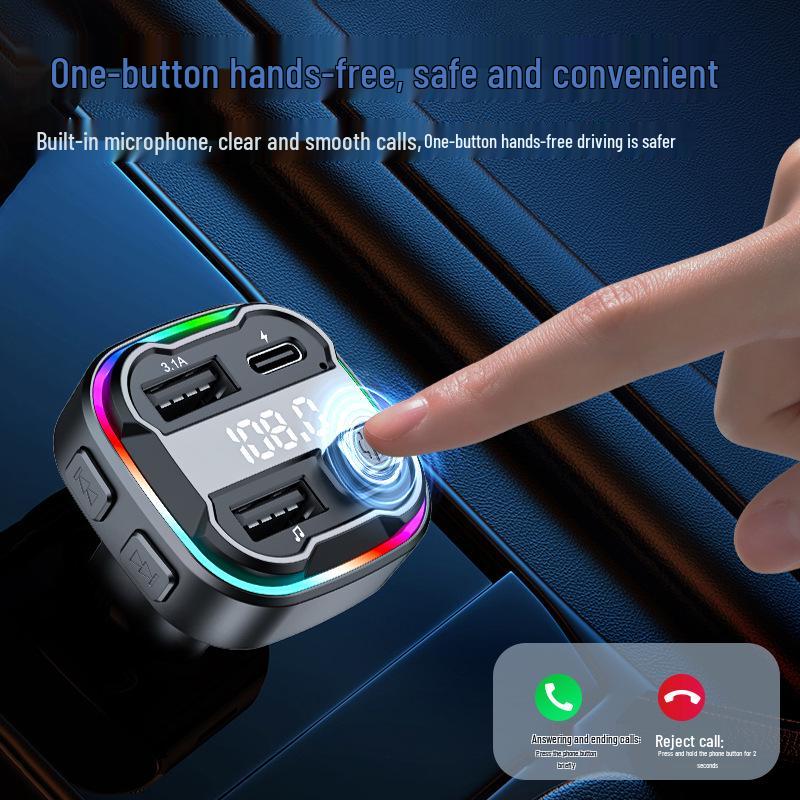 Multifunctional Bluetooth FM Transmitter & Car Charger with MP3 Player