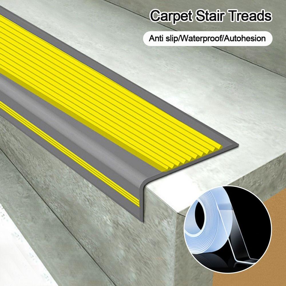 Of Grooves Against Mechanical Damage Anti-slip Strip Edging Nosings For Carpet Protector Strip