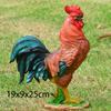 Resin Statue Simulation Poultry Chicken Rooster Hen Model Figurines Landscape Sculpture Courtyard Garden Decoration