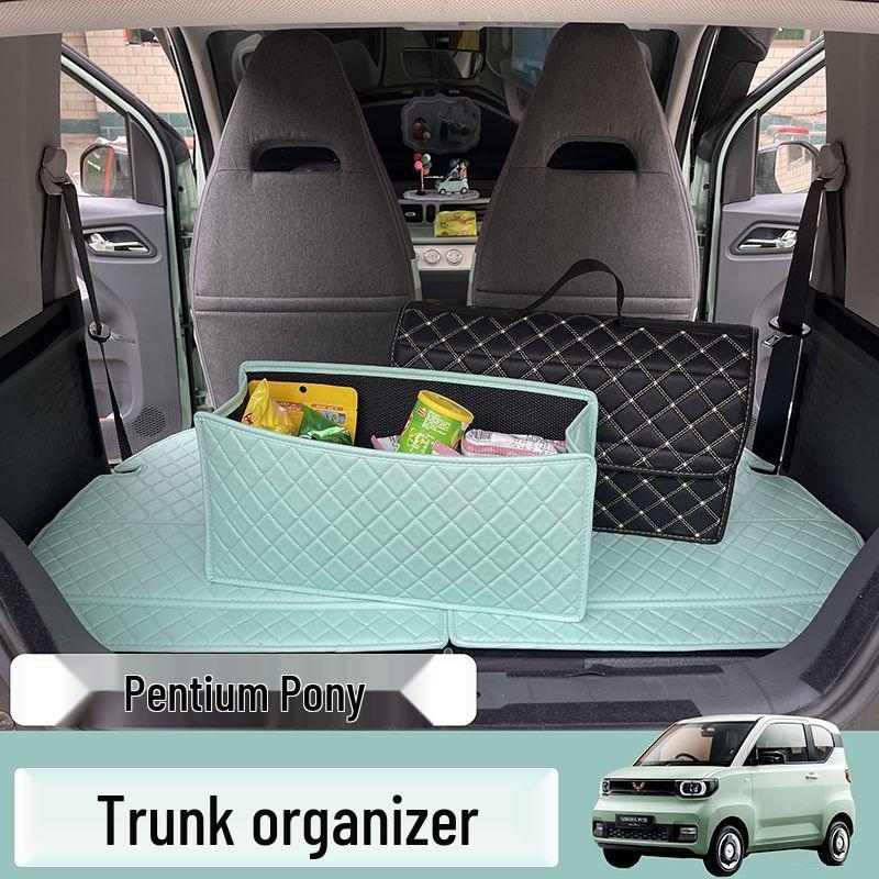 ארגונית תא מטען Bestune Pony Car: תיק פנימי לאחסון וכבל טעינה