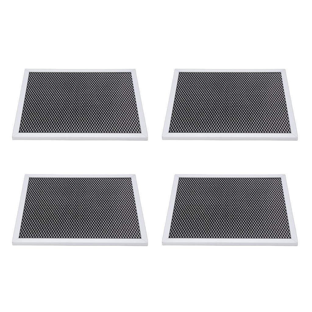 4PCS Stove Hood Vent Filter Fit for Broan Nutone Range Hood Aluminum Carbon Fiber Range Hood Grease Filter Replacement