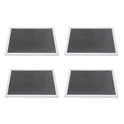 4PCS Stove Hood Vent Filter Fit for Broan Nutone Range Hood Aluminum Carbon Fiber Range Hood Grease Filter Replacement