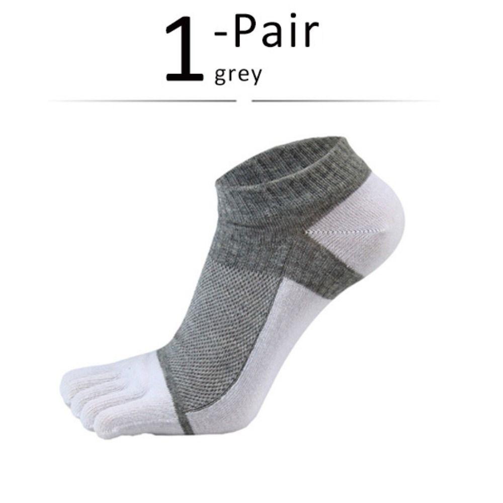 Cotton Shaping Socks Anti Friction No Show Ankle Socks Five Finger Socks Ankle Socks Men's Socks