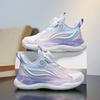 Boys' Sports Shoes 2025 Spring and Autumn Mesh Rotating Button Girls Luminous Trend Lightweight Shock-absorbing Sports and Leisure Shoes