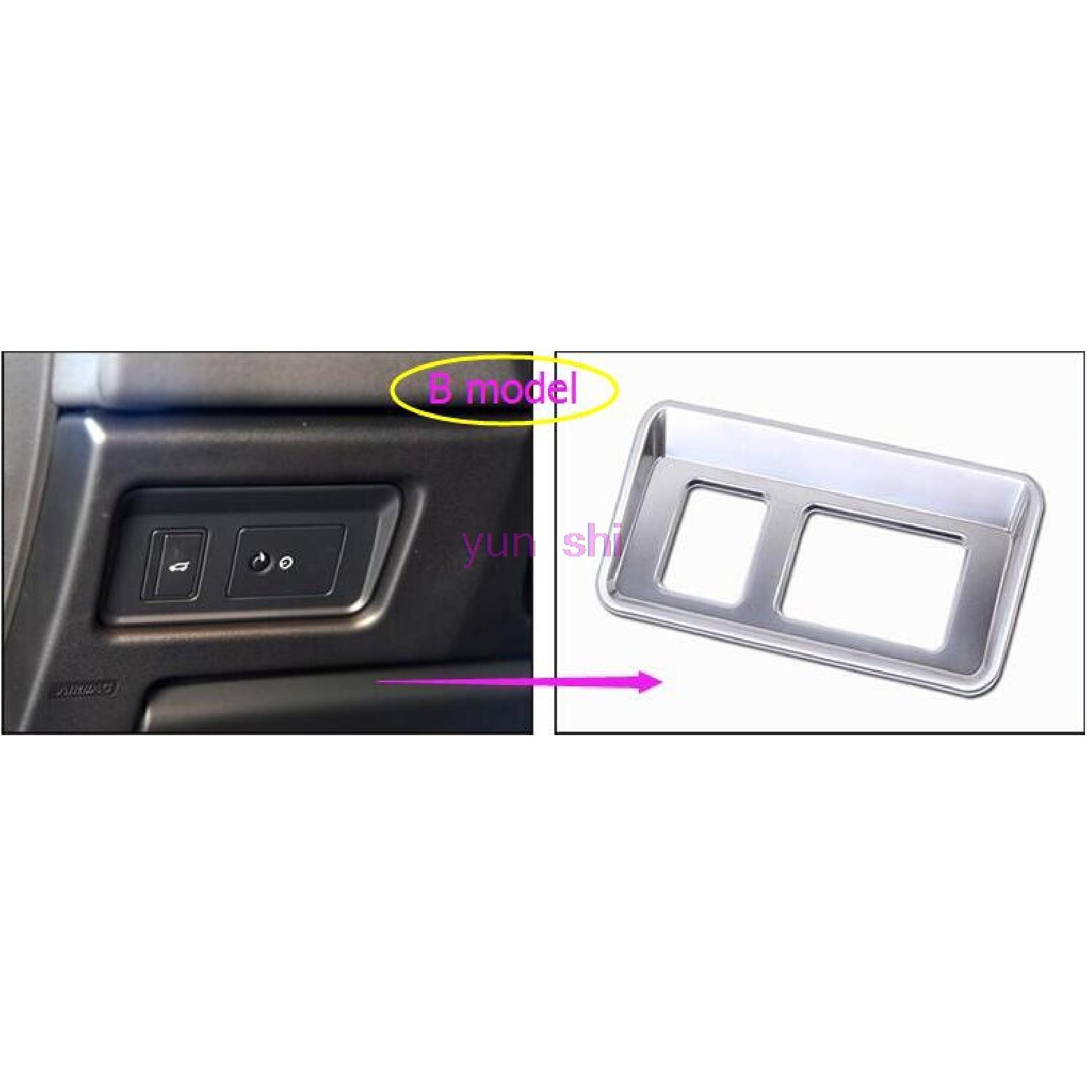 

Хромований салон автомобіля Taildoor Кнопка Стайлінг автомобіля для Land Rover Discovery Sport 5 Range Rover Evoque Sport Vogue B model