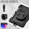 Heavy Duty Rugged Protective Case 360° Rotating Kickstand & Handle Grip,Shoulder Strap For Xiaomi Redmi Pad 2  11 Inch