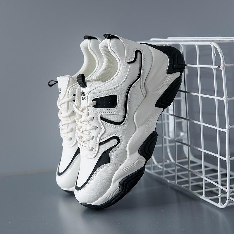 Daddy Shoes Women's  Spring New Korean Version of Ins Student Casual Shoes Women's Thick Bottom Increased Running Shoes