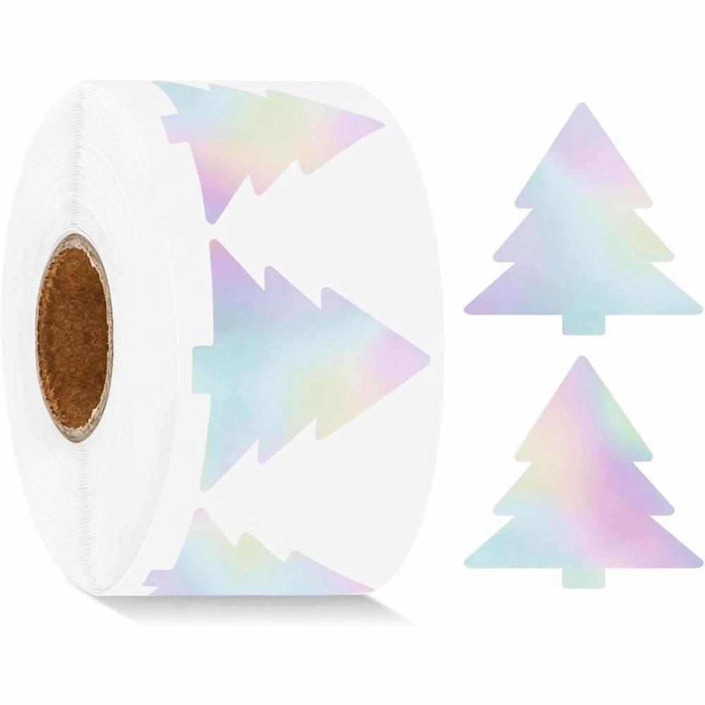 Pumpkin Tree Ghost Stickers PVC Sealing Labels Cute Laser Stickers Halloween Party Favors