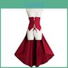 Gonna Lolita Stile Harajuku da Donna con Orlo Arricciato Moda Casual e da Costume