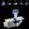 2/4Pcs LED Car HD Door Welcome Light For 1 2 3 4 5 6 7 Z X Series F15 E70 E60 E90 E92 G11 G30 X1 F48 X2 F39 X3 G01 X4 G02 X5