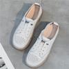 Top layer cowhide summer women's nurse shoes women's summer white shoes 2026 women's leather shoes mother's shoes