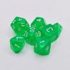 7-Die Transparent Digital Dice Set Acrylic Table Opaque Polyhedral Dices for DND Dice Tabletop Role-Playing Game Dice