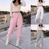 Women Printing Easy High Waist Leisure Time Sweater Pants Hip Hop Pants