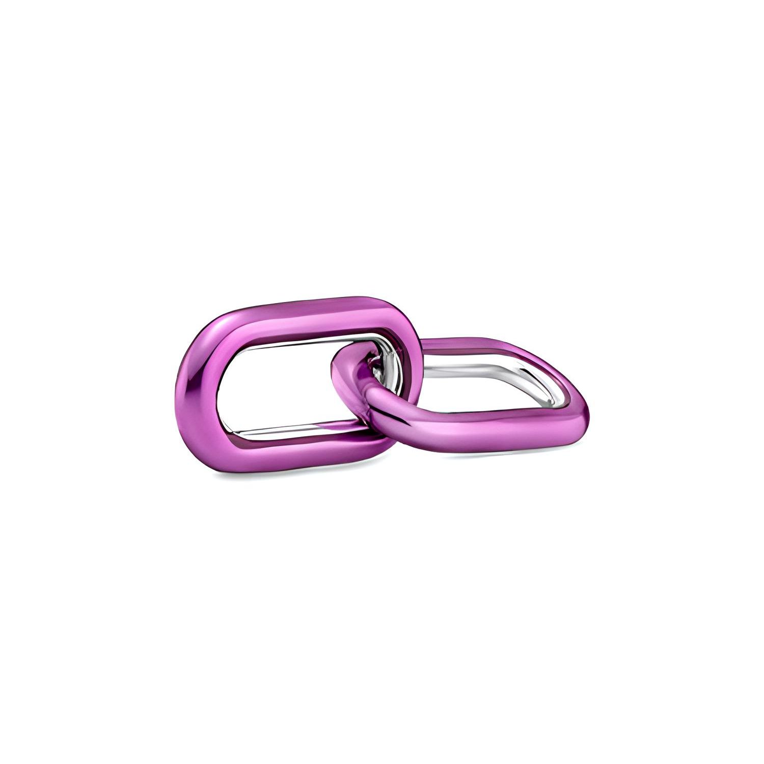 Pandora Me Double Ring 925 Silver Jewelry Accessories Unisex Jewelry 799663C02 Purple