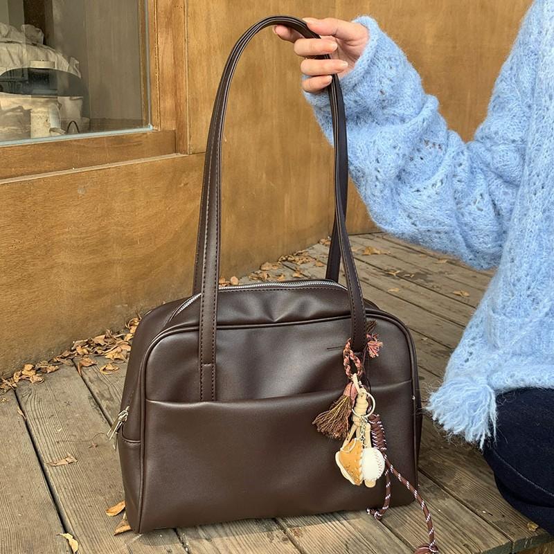 Women's Large Capacity Single Shoulder Bag Korean Style Multifunctional Handbag Vintage Underarm Bag Versatile Commuting Tote Bag Women Bag