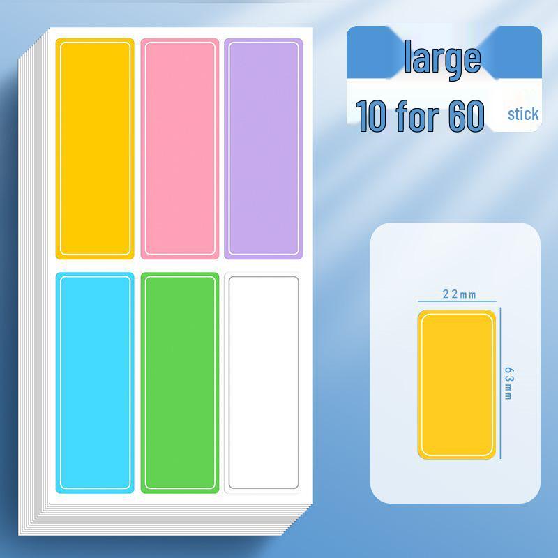 Водонепроницаемые Самоклеящиеся Съемные Наклейки-Этикетки с Именем и Датой для Еды
