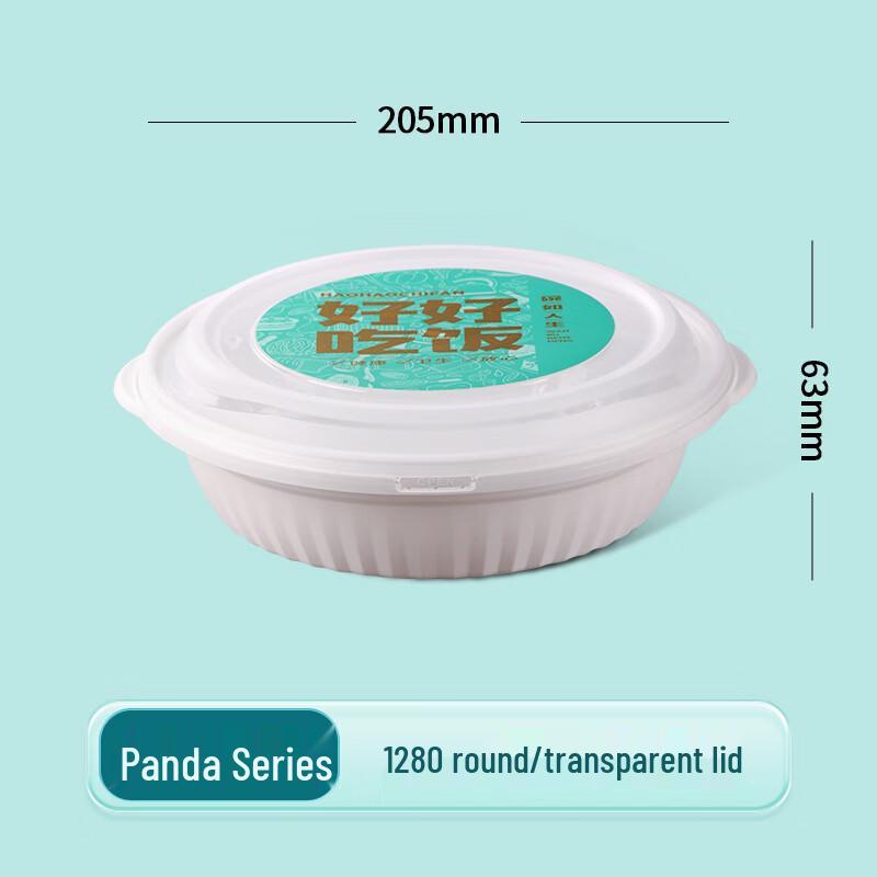 COFLYEE Engångs Takeout Matlådor med Stöldskyddslock