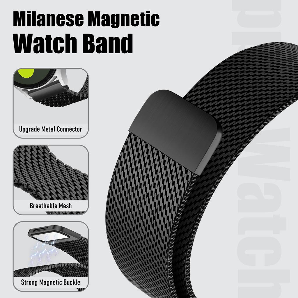 Milanese loop band for Amazfit GTR 4/3/2/Pro/GTS 2/3/4/mini/Stratos Bracelet Correa Amazfit balance/bip 6 20mm 22mm Watch straps