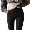 Fleece Winter and Fleece Plus-size Trousers with High Waist