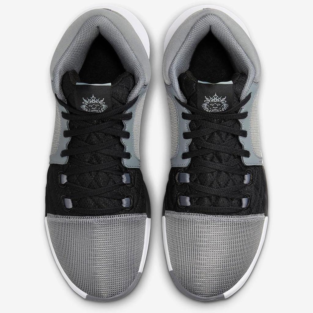 Nike LeBron Witness 8 Cool Size EP, Šedá/Černá/Bílá, FB2237-004, 27,5 cm