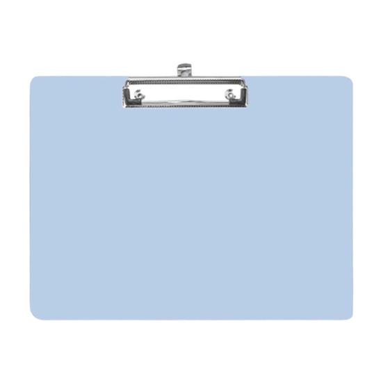 Office Clipboard A4 Letter Size Plastic Clipboard, Hard Board with Low Profile Stable Writing Surface Clip, Lightweight Solid Color for School