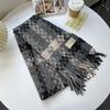 Autumn and winter high-end warm scarf fringed atmosphere new couple scarf Korean version fashion versatile men and women trend