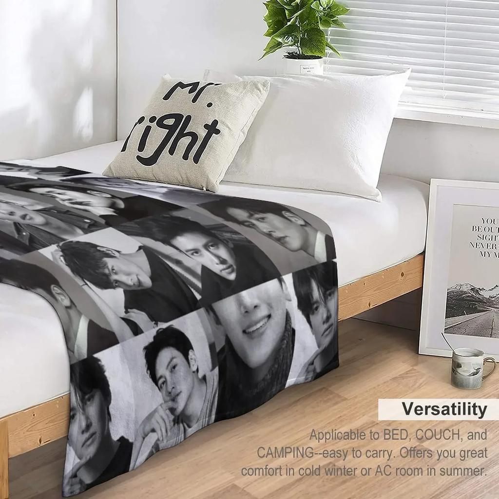 Ji Chang Wook Collage Throw Blanket Vintage for babies Blankets