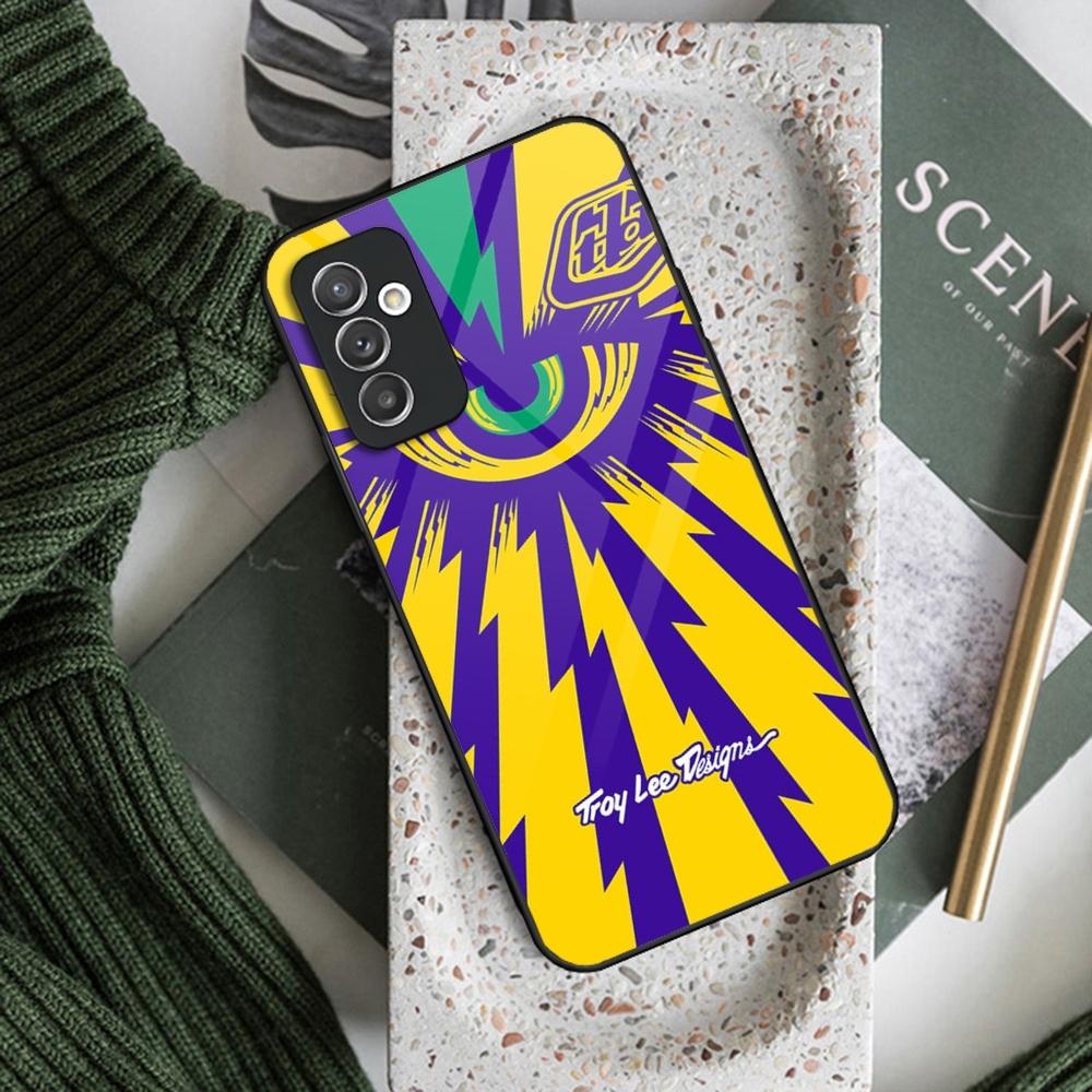 

Troy Lee Designs Phone Case Glass For Samsung Galaxy S25Ultra S25 S24 S21 S22 S23 S20 Ultra Fe Plus Note20Ultra Cover Samsung S22