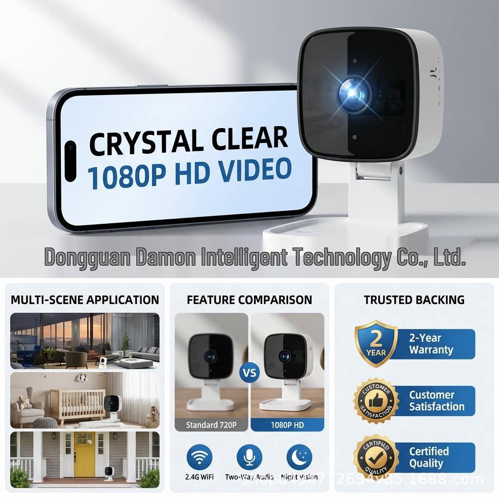 Wireless Multi-functional Night Vision Security Camera with Remote Control and WiFi for Mobile Phone