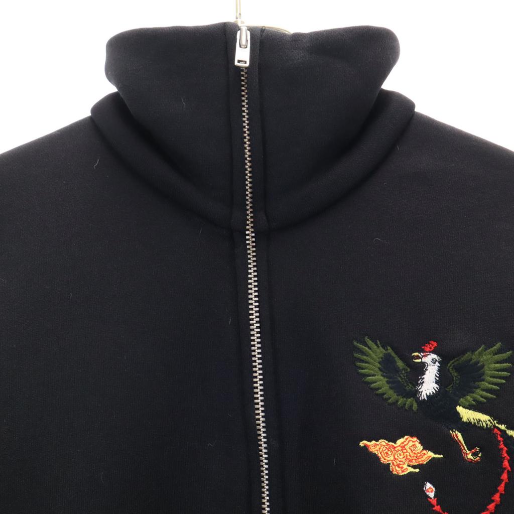OZONE ROCKS Made In Japan Back Stab_ High Neck Zip Jacket S Back Brushed Women Used
