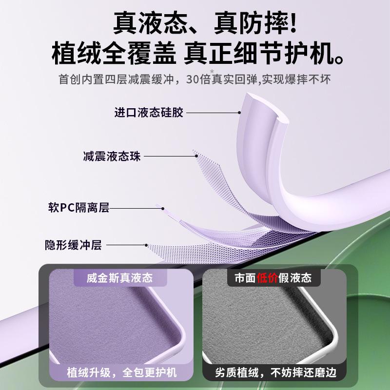 Redmi K11 Mobile Phone Case New Redmik11pro Imported Liquid Silicone Simple Solid Color Anti-drop  Case Male