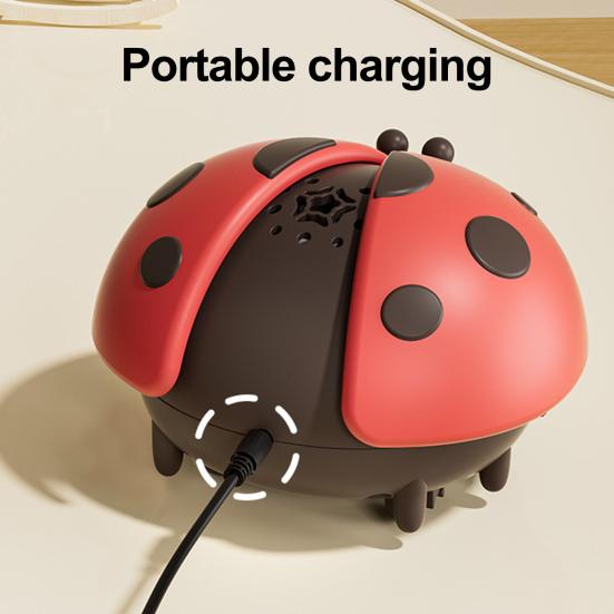 Electric Floating Ball Ladybug Toy with 2 Balls USB Rechargeable Babies Educational Hermit Crab Blowing Suspension Ball Interactive Toy