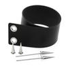1Pc Punk Women Harajuku Heart Religion Cross PU Leather Choker Necklaces Punk Gothic Spike Rivet Collares Bell Torques Jewelry