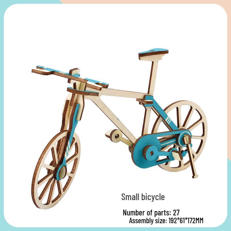 Wooden 3D Puzzle Car - Educational Handmade Toy for Kids