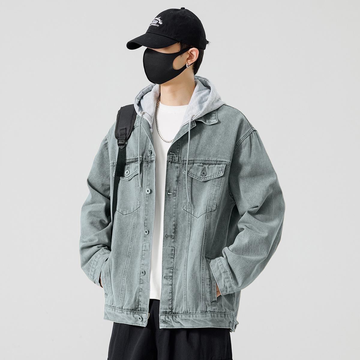 Унисекс Ретро Свободная Джинсовая Куртка с Опущенными Плечами - Новая Коллекция 2026 Large