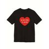 Hip Hop Street Korean Heart Pattern Printed T-shirt Suitable for Both and Women In All Seasons - Men's Summer Cotton Graphic Tee