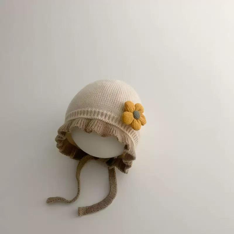 2025 Autumn/Winter Unisex Korean Knit Wool Hat for Kids and Babies - Warm, Trendy Pullover Design