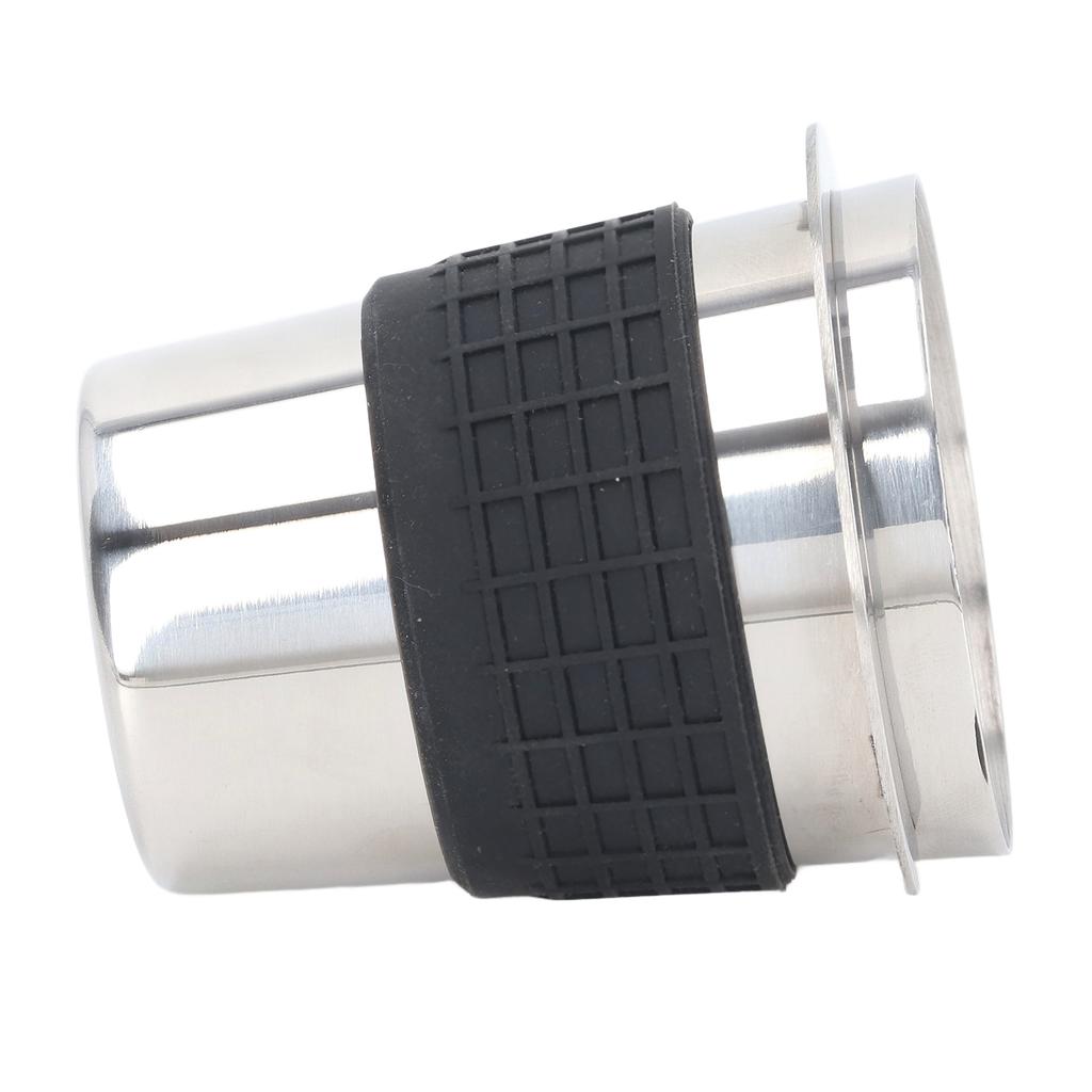 58mm Edelstahl Kaffee Dosierbecher Kaffee Maschinen Griff Aufnahme Pulverbecher mit Silikon