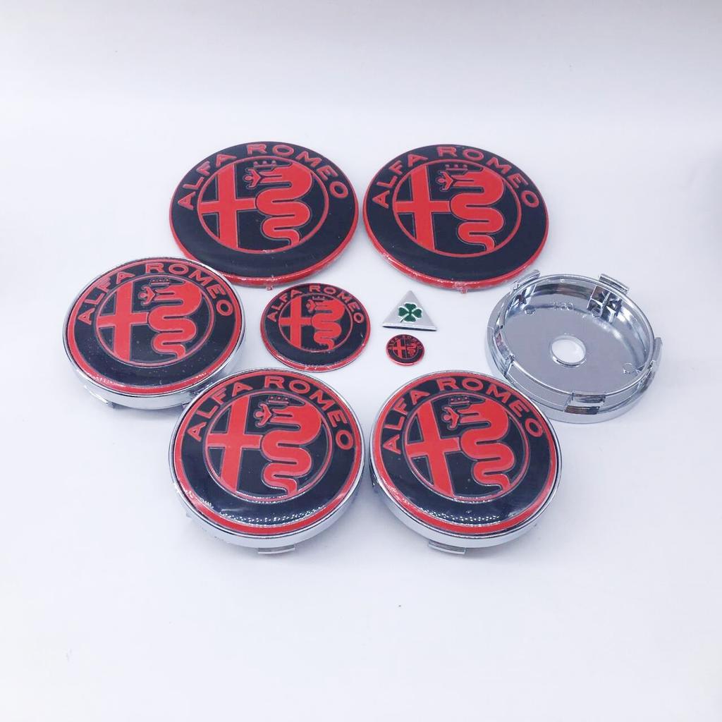 1 Set 9 Stück 14mm 15mm 40mm 60mm 74mm für Alfa Romeo GT 159 147 156 166 Aufkleber Modifikation Radnabenkappe Kappe Dekoration