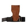 WEZHO Double-Layer Cowhide Fitness Lifting Grip
