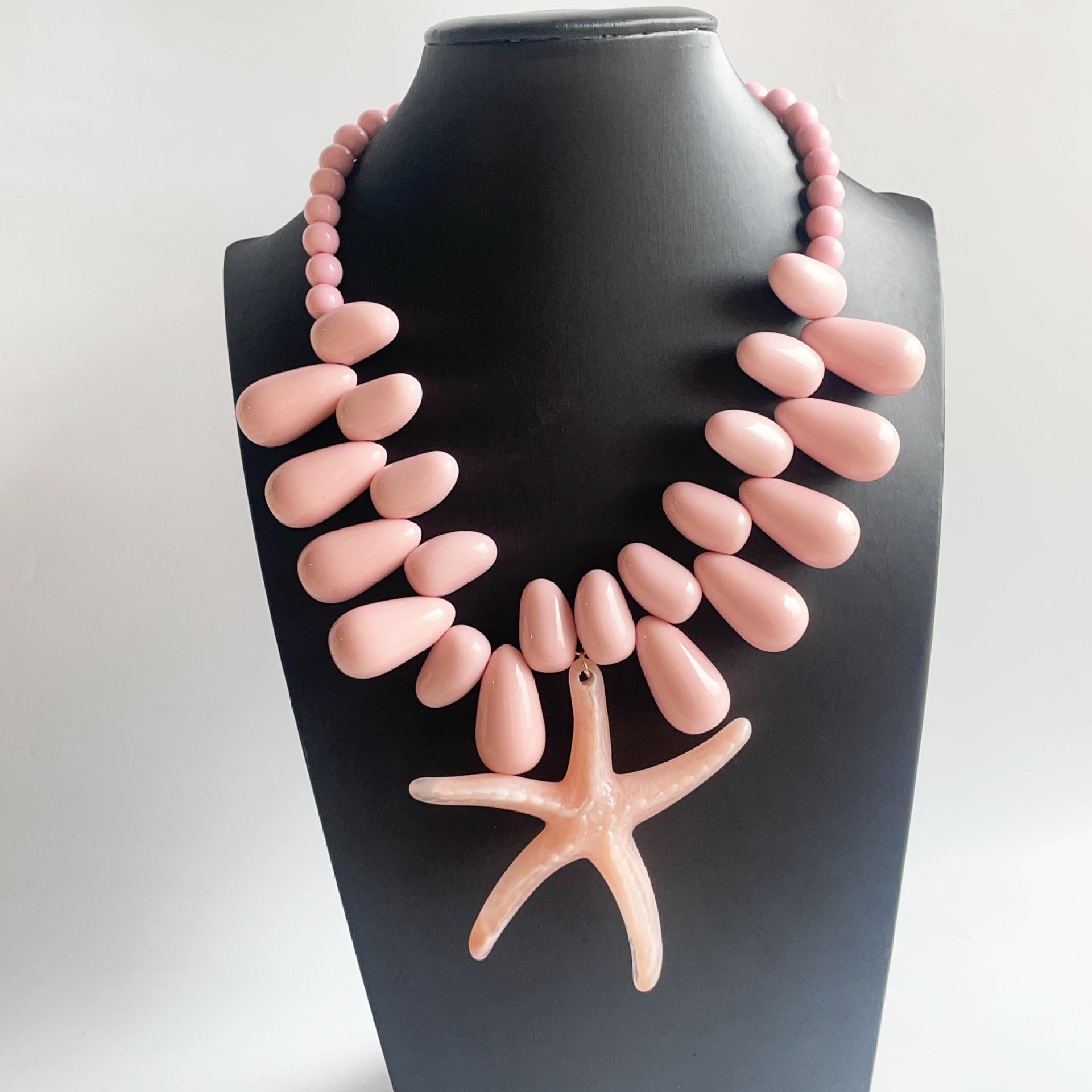 

Модное ожерелье для женских украшений розовый