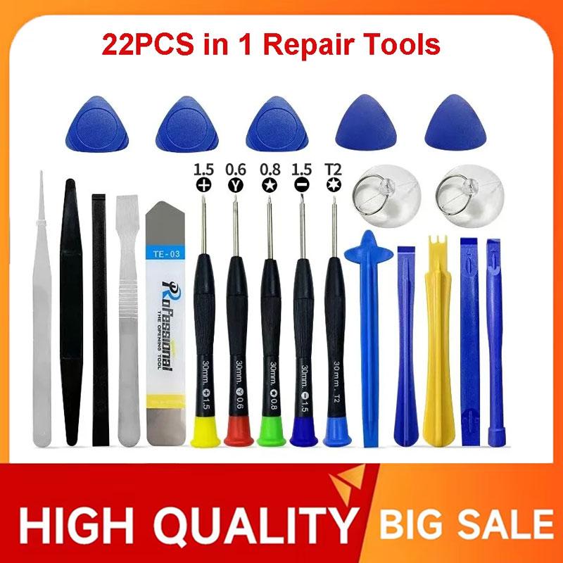 22 in 1 Universal Handy Reparaturwerkzeug Set Handy iPad Laptop Schraubendreher Wartungsset Reparaturwerkzeuge Öffnungsset