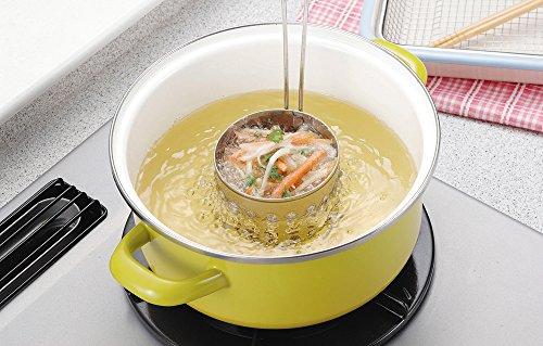 Shimomura Kakiage Ring, Hergestellt in Japan, Spülmaschinenfest, Ladenähnliche Oberfläche, Knusprig Lecker, Dicke Kaki-Frittierte Kaki-Frittierte Nudeln, Haken, Soba, Udon, Kak