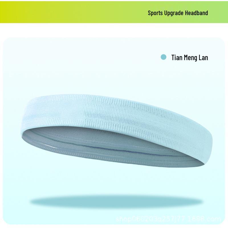 Schweißabsorbierendes, besticktes Unisex-Stirnband für Sport, Laufen, Fitness und Yoga
